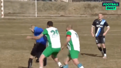 Bugari krenuli u opštu potjeru za sudijom (VIDEO)