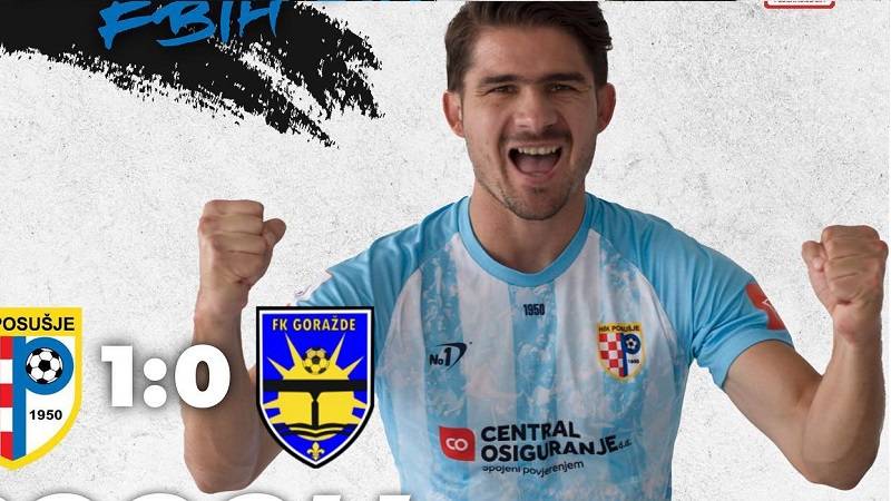 Evrogol Serdarušića za vođstvo Posušja protiv Goražda (VIDEO)