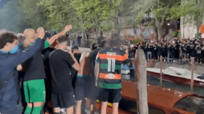 Venecija u ekstazi, veliko slavlje povodom promocije u Seriju A (VIDEO)