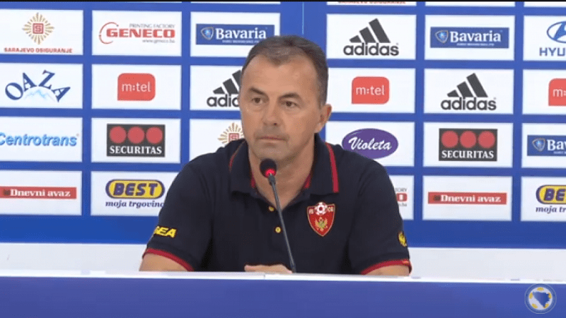 Radulović: "Žao mi je što fudbalski edukovana publika u Sarajevu neće prisustvovati meču"