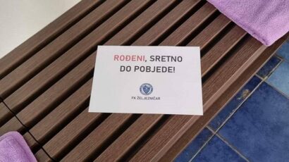 Sjajan gest Željezničara na Grbavici: “Rođeni, srećno do pobjede”