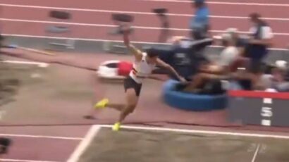Teška povreda belgijskog desetobojca prilikom skoka u dalj (VIDEO)