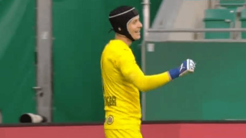 Pravilo o golu iz auta spasilo sramote golmana Rapida, nesvakidašnja situacija u Austriji (VIDEO)