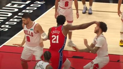 (VIDEO) Džoel Embid krenuo brutalno udariti šakom Lonza Bola