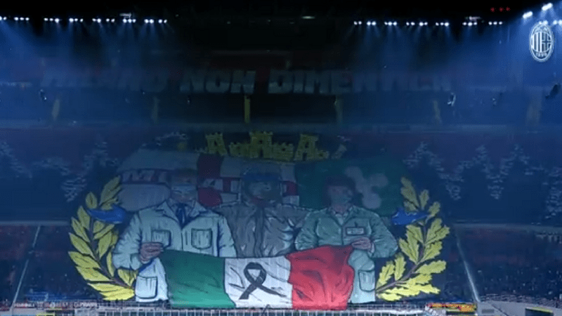 (VIDEO) Dirljiva koreografija navijača Milana oduševila svijet