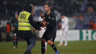(FOTO) Nezvani gost utrčao na teren stadiona u Humskoj