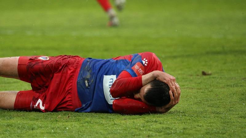 Milojević zbog povrede ostao u svlačionici