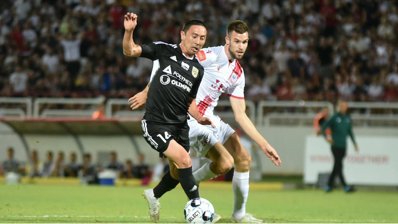 Zrinjski opasan na poluvremenu, Kazahstanci pogodili prečku u finišu