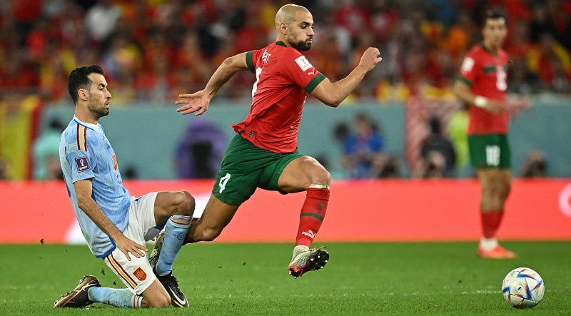 Marokanska zvijer Amrabat osvojio 51 posjed na Mundijalu