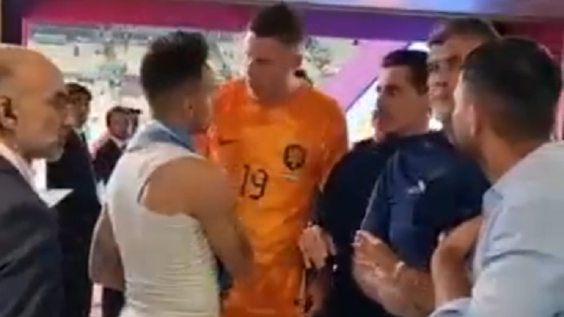 (VIDEO) Veghorst poslije meča tražio kavgu sa Mesijem, ali se u svemu ispriječio Aguero