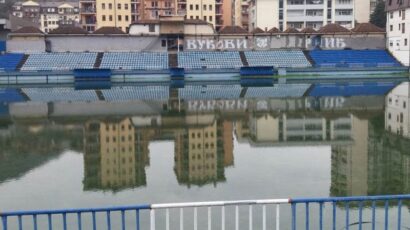 (FOTO) Stadion prvoligaša iz Republike Srpske potpuno pod vodom