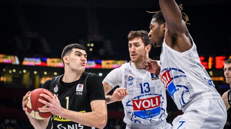 Partizan deklasirao Budućnost pred derbi u Evroligi