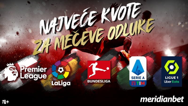 Kladionica Meridian – najveće kvote na planeti: Man. United 1.55, Bayern 1.55