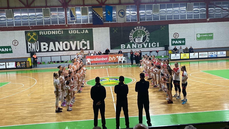 Košarkašice Orlova napravile brejk u Banovićima