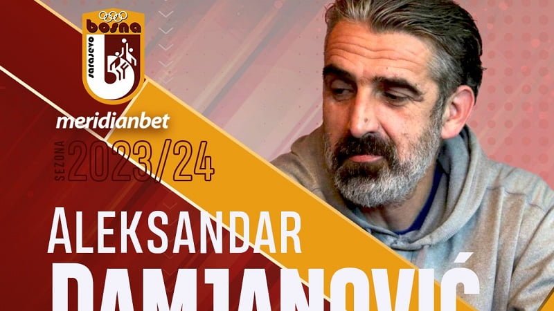 Aleksandar Damjanović novi trener Razvojnog tima Bosne Meridianbet