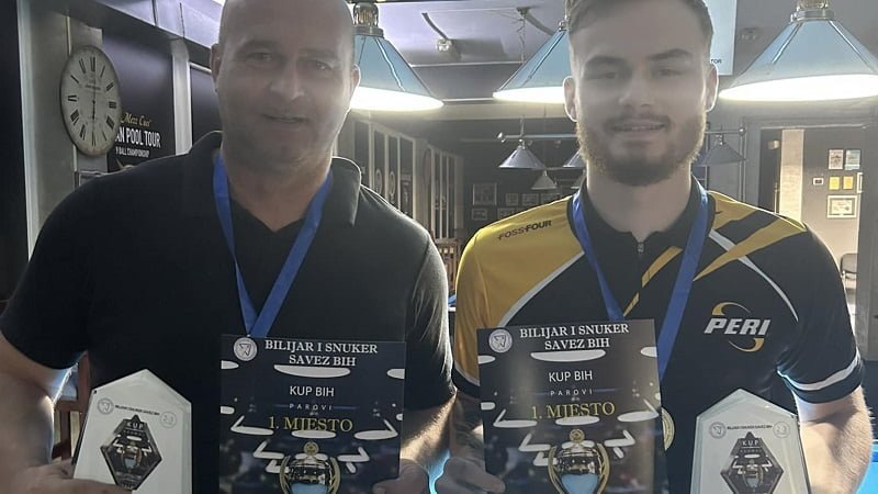 Ajdin i Nermin Piknjač osvajači bilijarskog Kupa BiH 2023