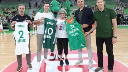 Cedevita Olimpija savladala Panatinaikos u prijateljskoj humanitarnoj utakmici