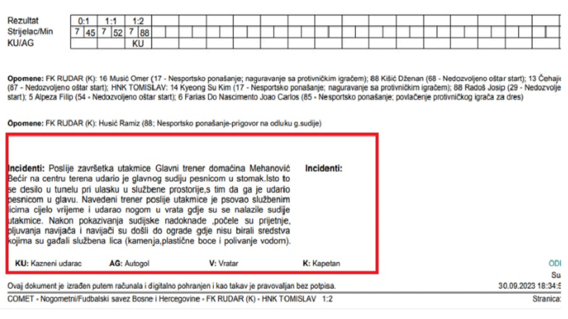 Incident, Rudar Kaknj