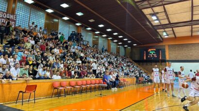 (FOTO) Skenderija ispunjena do posljednjeg mjesta: Bosna Meridianbet dobila veliki vjetar u leđa