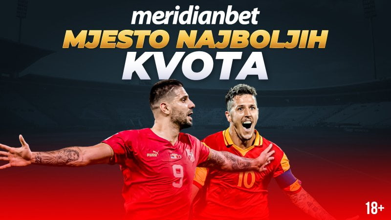 Kladionica Meridian – najveće kvote na planeti: Engleska 1.70, Srbija 1.40