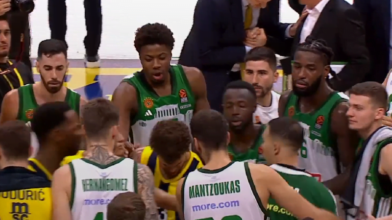 (VIDEO) Sukob igrača Panatinaikosa i Fenerbahčea