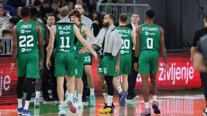 Cedevita Olimpija na krilima Jake Blažiča srušila Partizan
