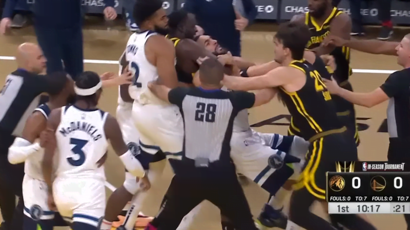 (VIDEO) Tuča Voriorsa i Timbervulvsa pri rezultatu 0:0, Grin krvnički napao Gobera