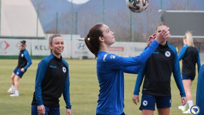 Reprezentativke BiH odradile trening pred meč sa Švedskom