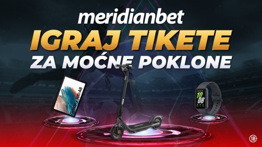 LIGE PETICE U MERIDIANU: Tiketima do trotineta, tableta ili pametnog sata