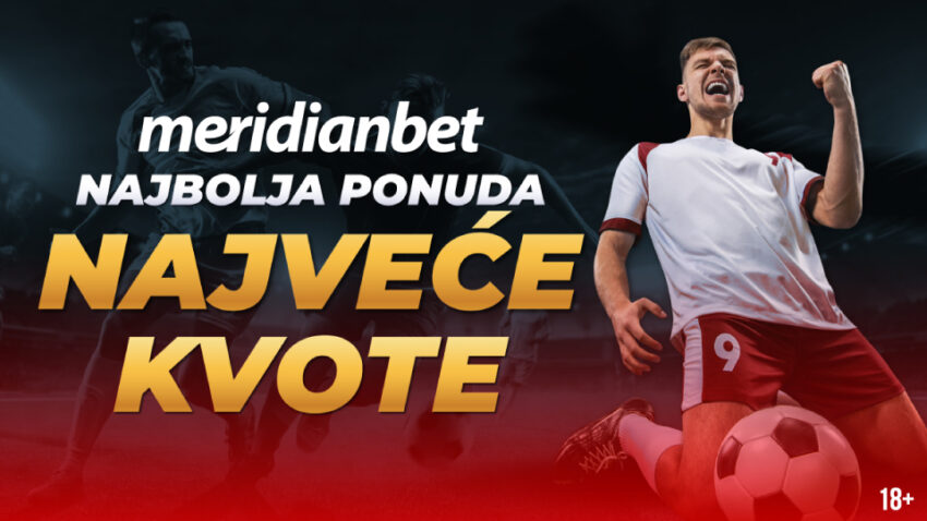 Kladionica Meridian – najveće kvote na planeti: Roma 2.10, Ajax 2.00