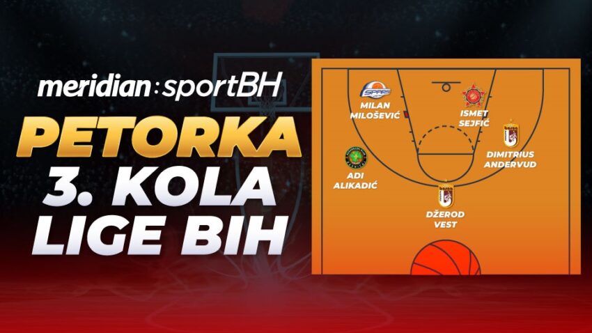 MeridianSportBH petorka 3. kola Lige BiH
