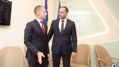 Čeferin stigao u Sarajevo