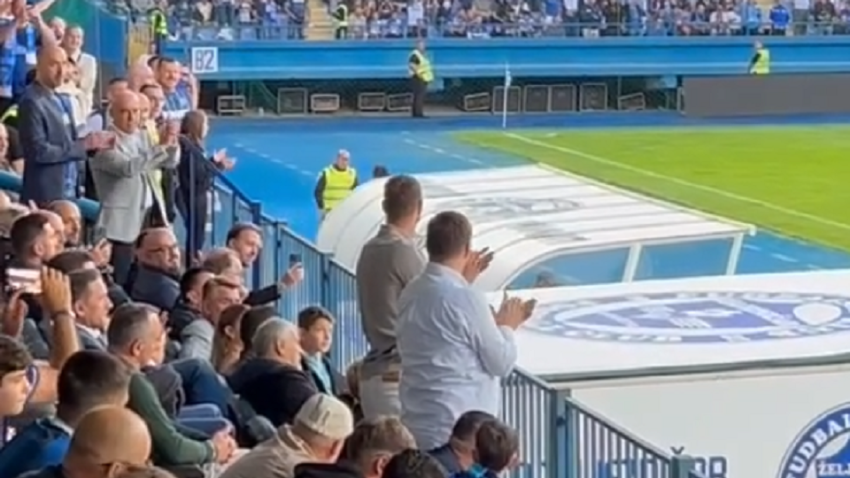 (VIDEO) Grbavica gromoglasnim skandiranjem pozdravila Edina Džeku