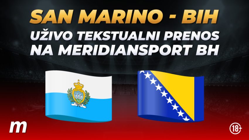 (KRAJ) San Marino - Bosna i Hercegovina 0:6