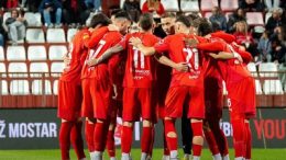 (VIDEO) Fešta u Mostaru, igrači Veleža slavili sa navijačima pa onda nastavili sa pjesmom u svlačionici