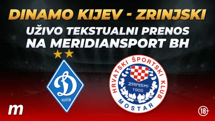 (UŽIVO) Dinamo Kijev - Zrinjski 1:0