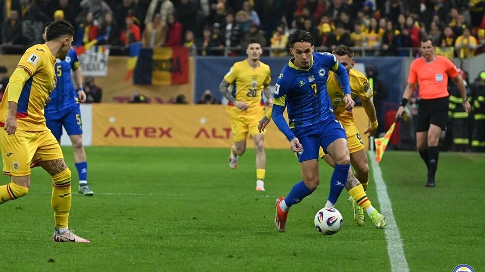 (UŽIVO) Bosna i Hercegovina - Rumunija 3:1 1 Rumunija BiH