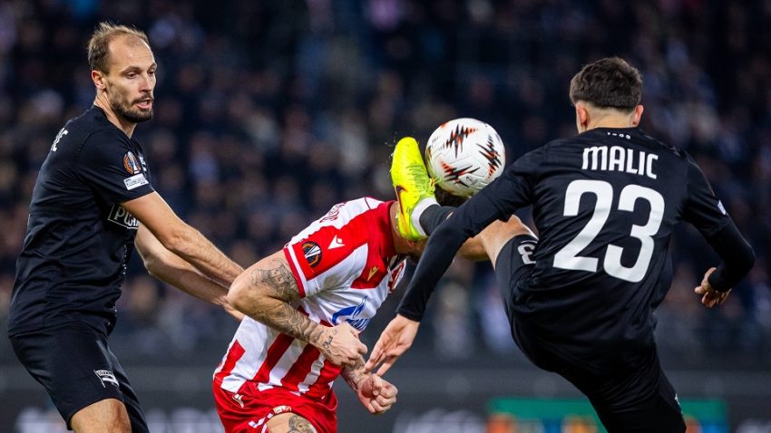 (VIDEO) Sreća je bila uz Arjana Malića: Zmaj žestoko startovao na napadača Crvene zvezde