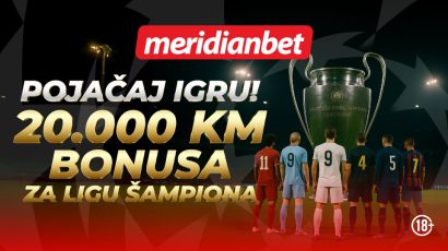 Real Madrid i Manchester City u susretu velikog uloga: Liga šampiona dolazi uz bonuse u Meridianu 