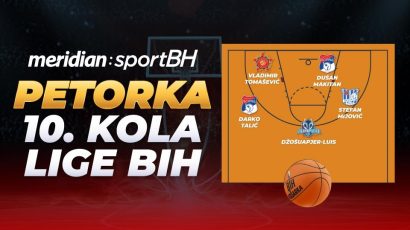 MeridianSportBH petorka 10. kola Lige BiH
