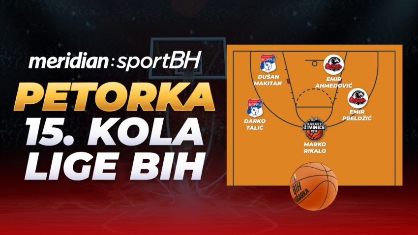 MeridianSportBH petorka 15. kola Lige BiH