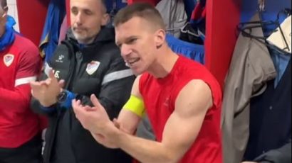 (VIDEO) Kapitenski govor Srđana Grahovca, pa “ludnica” u svlačionici Borca: Idemo dalje do titule
