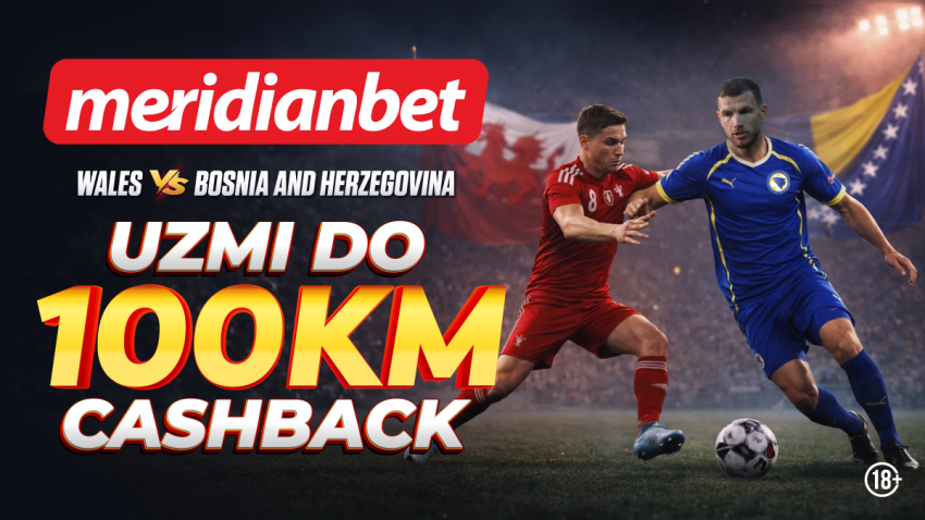 Podrži Zmajeve bez rizika: U Meridianu na Vels-BiH 100% cashback 