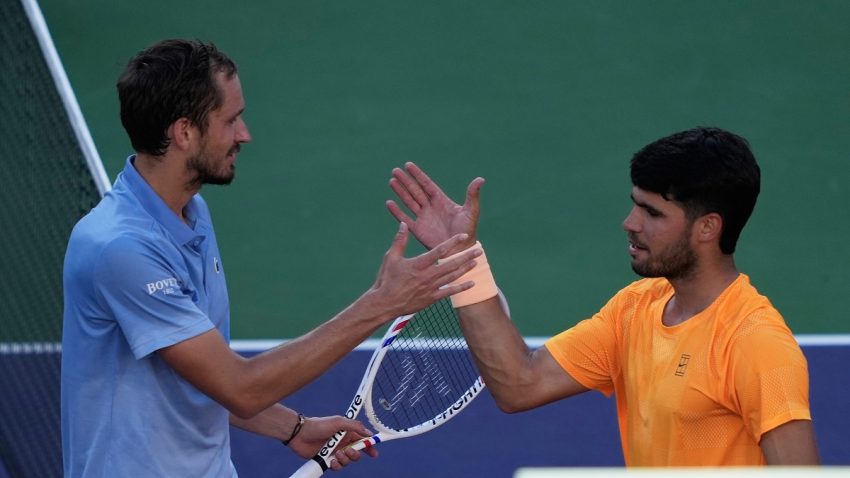 Karlos Alkaraz zaustavljen, Medvedev u finalu Indijan Velsa