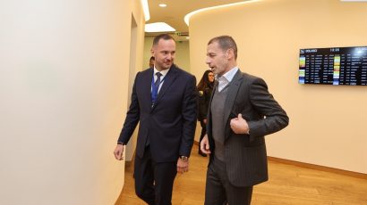 Čeferin stigao u BiH pred veliki duel Zmajeva i Italije