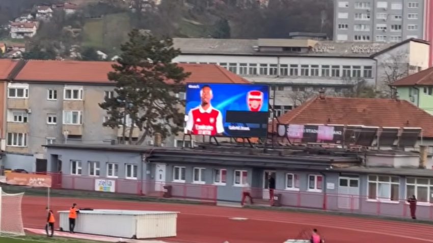 (VIDEO) Komična situacija na Tušnju: Zvijezda Arsenala postigla gol za Slobodu