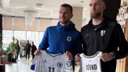 (VIDEO) Edin Džeko i Džanan Musa razmijenili dresove