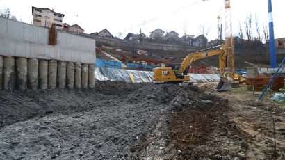 Radovi na Grbavici napreduju: Željezničar se oglasio povodom izgradnje južne tribine