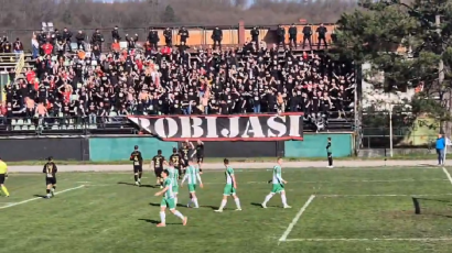 (VIDEO) “Ludnica” Robijaša nakon gola: Čelik ima ogromnu podršku navijača u Banovićima