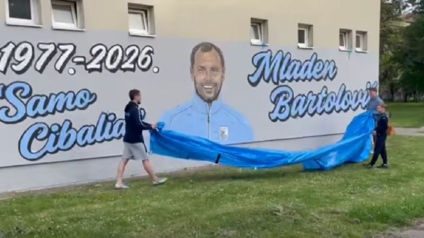 (VIDEO) Zmaja ne zaboravljaju: Bivši reprezentativac BiH dobio mural nakon prerane smrti
